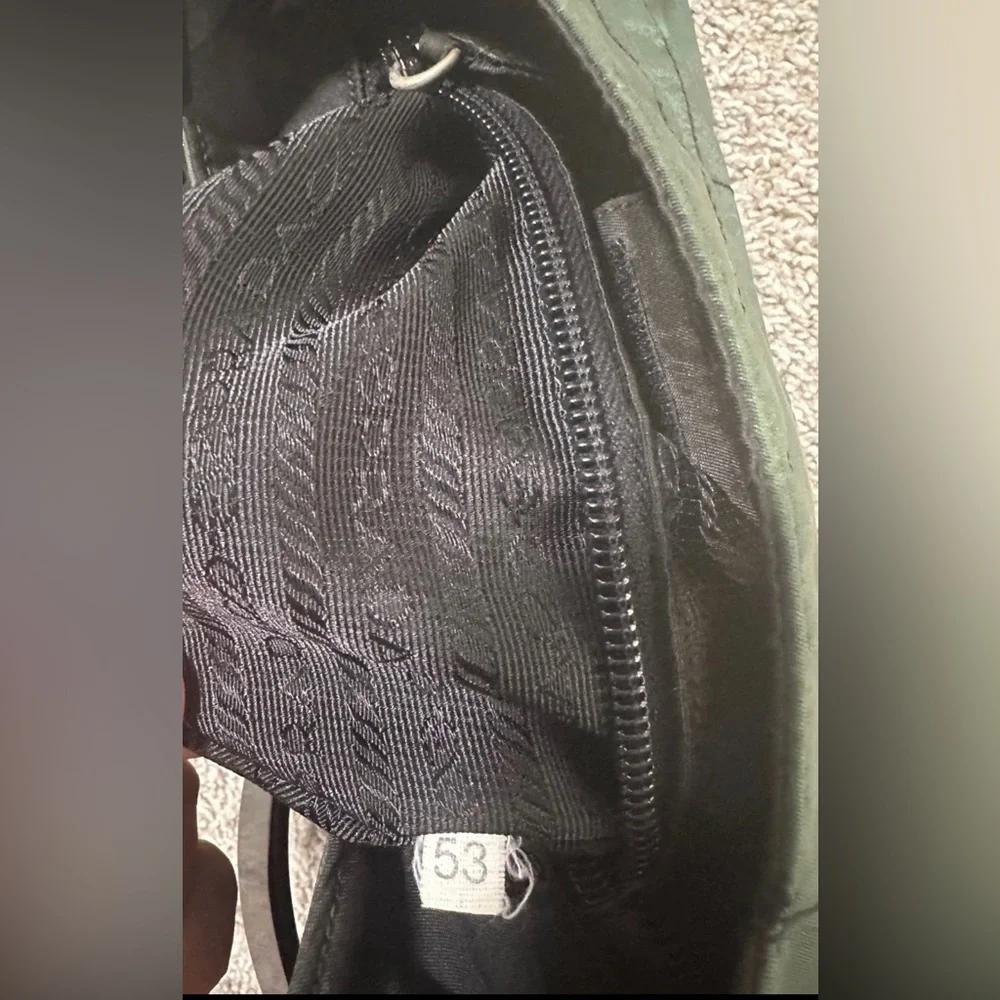 Vintage PRADA Tessuto Quilted Shoulder Bag RARE - Picture 7 of 12